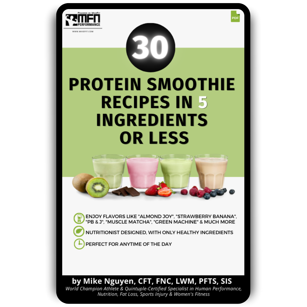 30 Protein Smoothies in 5 ingredients or less - eBook