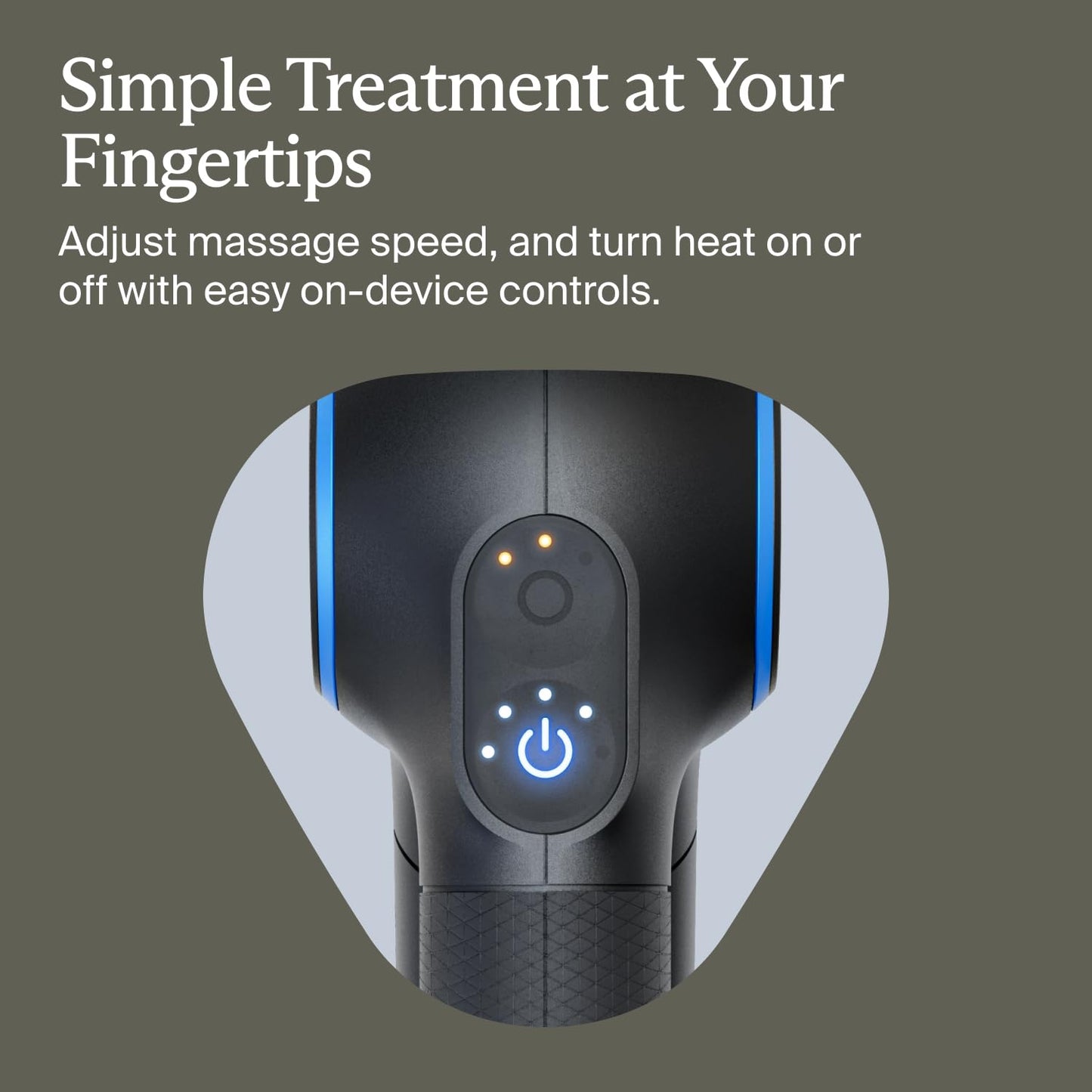 TheraGun Prime Plus Heated, Powerful Massage Gun for Enhanced Warm-Up & Workout Recovery - Quiet Deep Tissue Massager for Body and Back Pain Relief - Leg & Back Massager with Heat (Prime Plus)