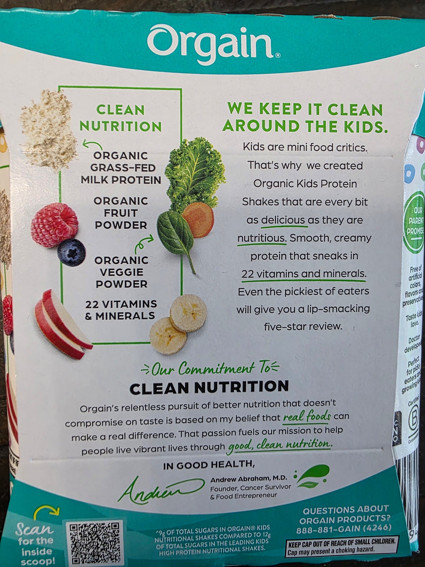 Orgain Kids Protein - 4 Pack