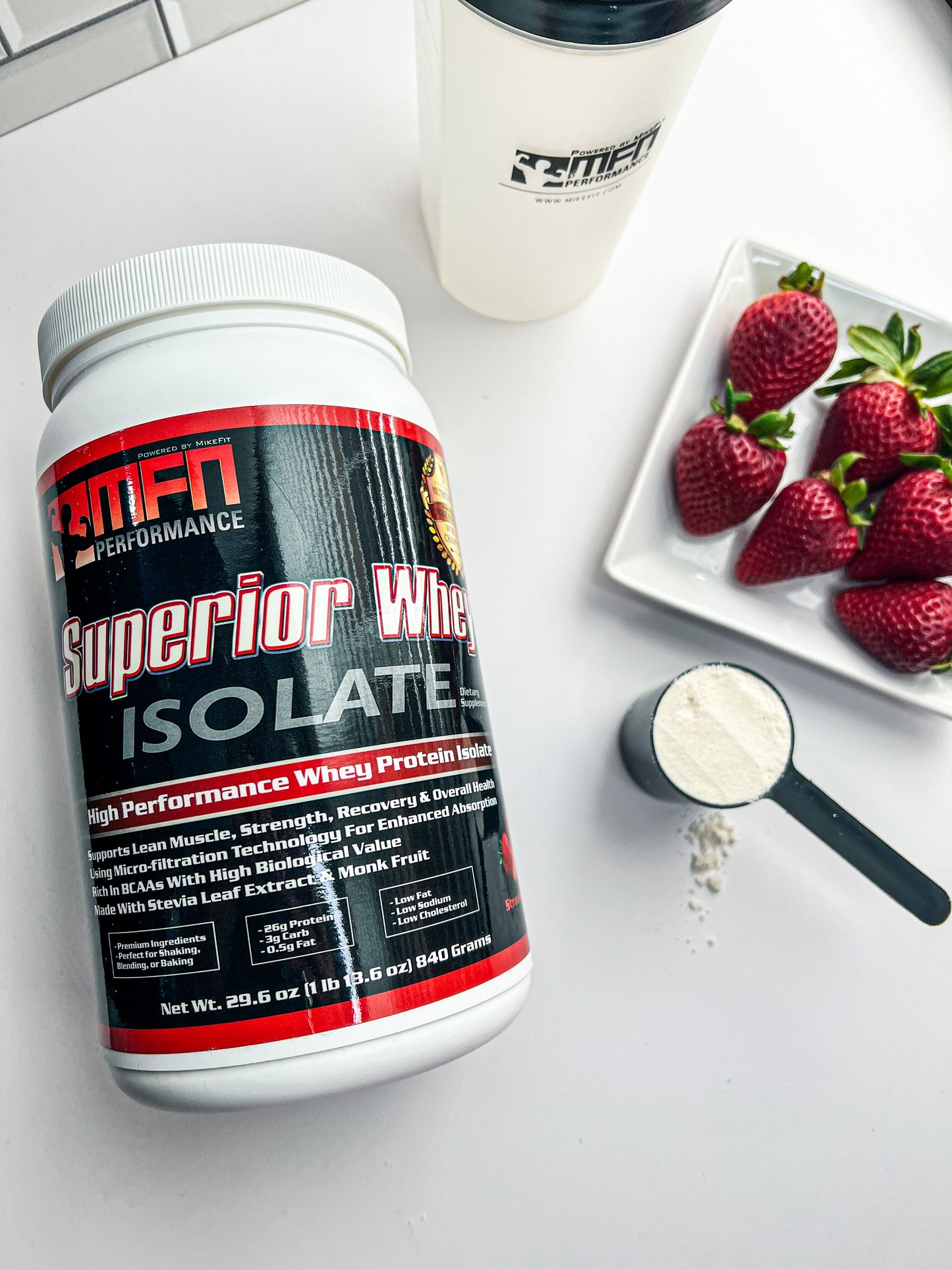 MFN All-Natural Whey Protein Isolate - Strawberry