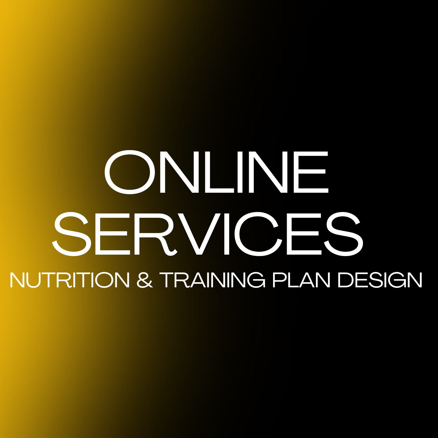 Online Training & Nutrition Plans