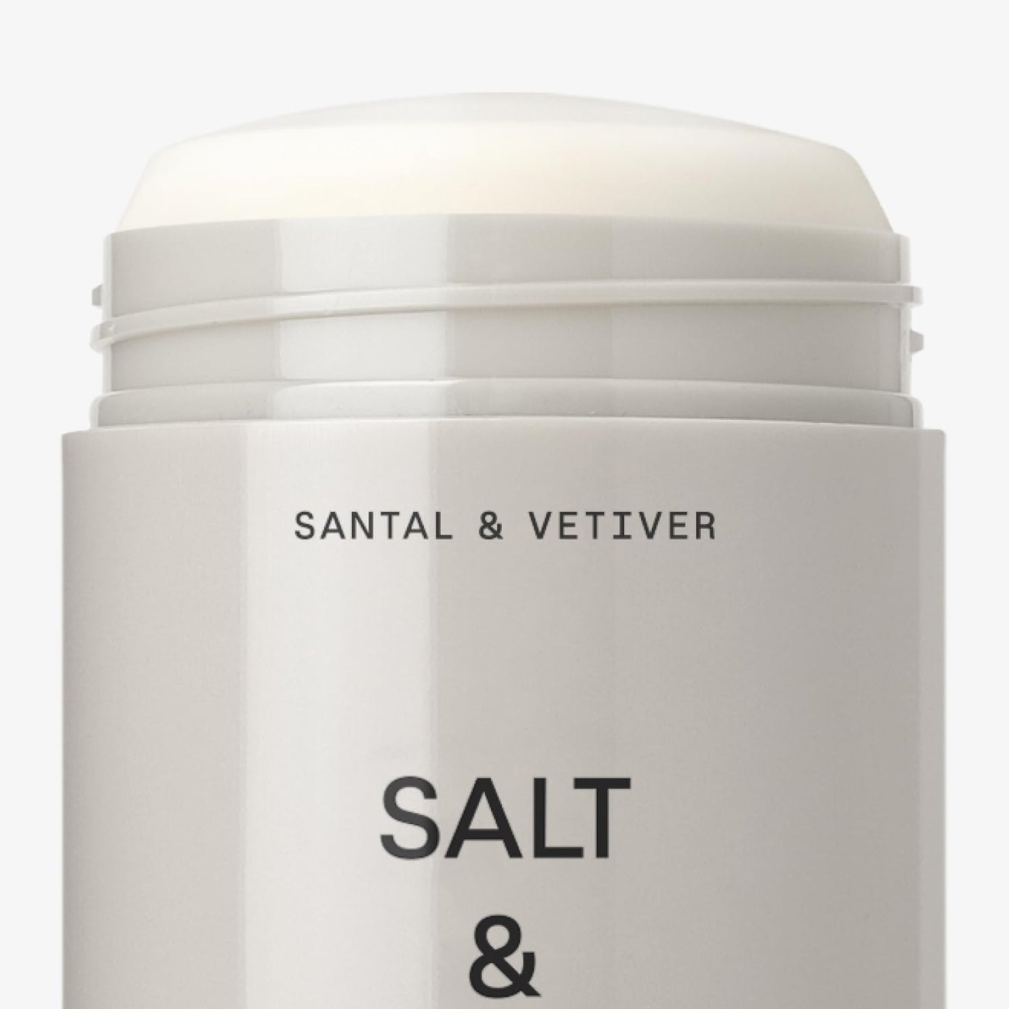 Salt & Stone Aluminum Free Deodorant | Extra Strength 48 Hour Protection for Women & Men | Made with Seaweed Extracts, Niacinamide & Prebiotics | Santal & Vetiver