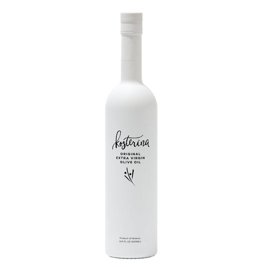 Kosterina Original Extra Virgin Olive Oil | Polyphenol Rich Greek Olive Oil, Cold-Pressed EVOO, Early Harvest Koroneiki Olives | Harvested in Greece (16.9 oz)