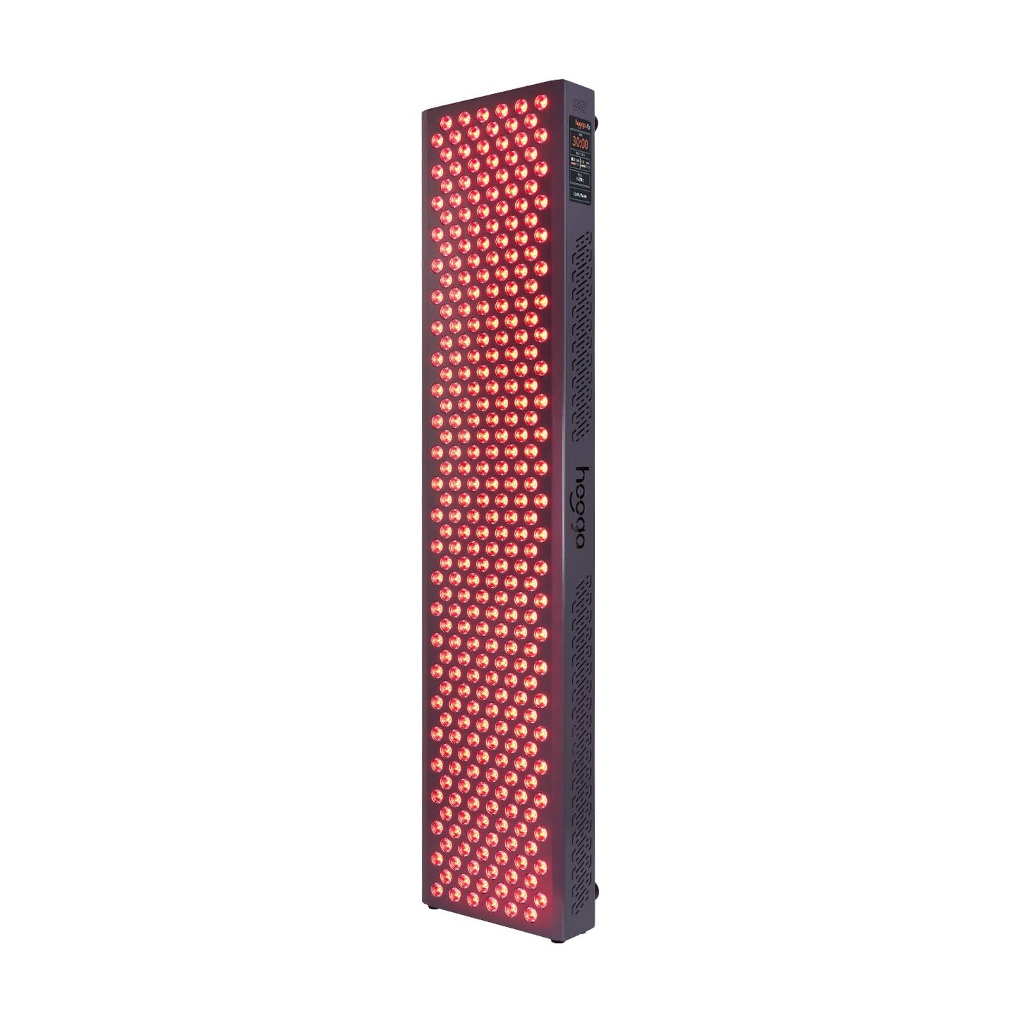 Hooga Red Light Therapy Panel Device – Full Body Panel, 630nm 660nm 810nm 850nm Red & Near Infrared Light Therapy, 300 Quad Chip LEDs, Brightness Control, Pulse Mode – ULTRA1500