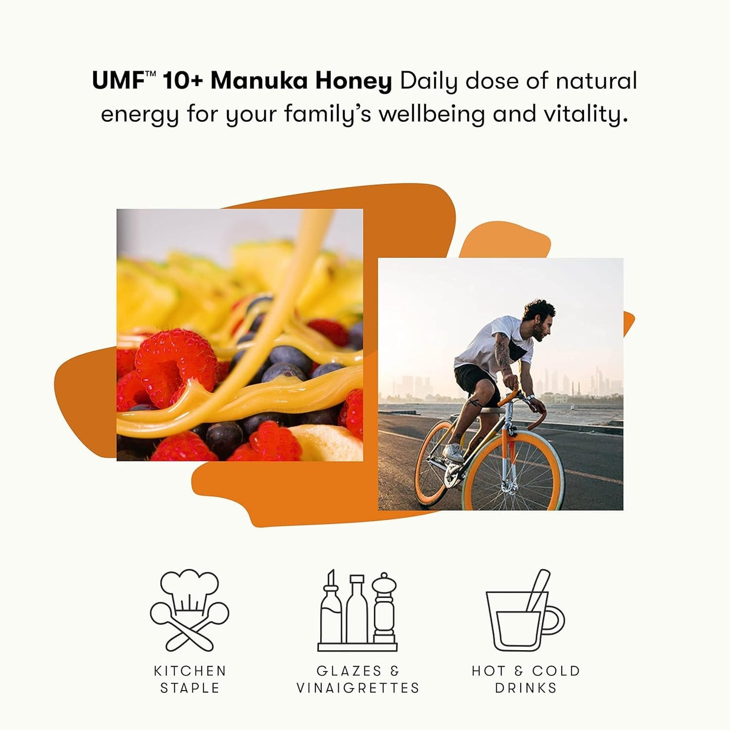 New Zealand Honey Co. Raw Manuka Honey UMF 10+ | MGO 263+ | UMF Certified Monofloral New Zealand Honey for Daily Wellness, Family, Skin Care & Dogs - 8.8oz / 250g