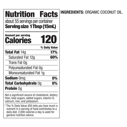 BetterBody Foods Refined Coconut Oil 28 Fl Oz, Organic, Non-GMO