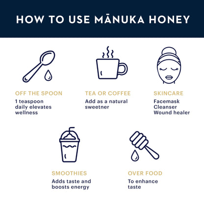 Manuka Health UMF 10+/MGO 263+ Manuka Honey (250g/8.8oz), Superfood, Authentic Raw Honey from New Zealand