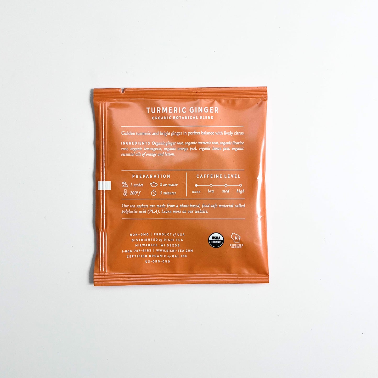 Rishi Tea Turmeric Ginger - 1 Bag