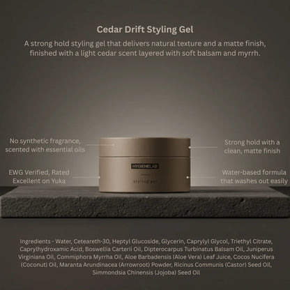 Hygiene Labs - Clean Hair Styling Gel (2 Scent Options)