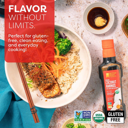 Better Body Foods Coconut Aminos (Soy Sauce Substitute) - 16.9 oz Bottle