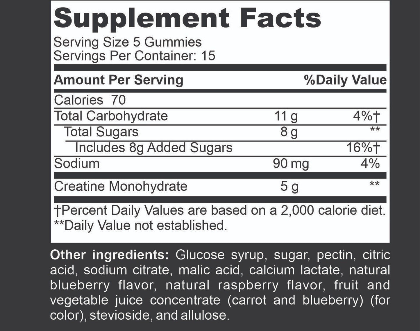 Creatine Power Gummies (NEW)