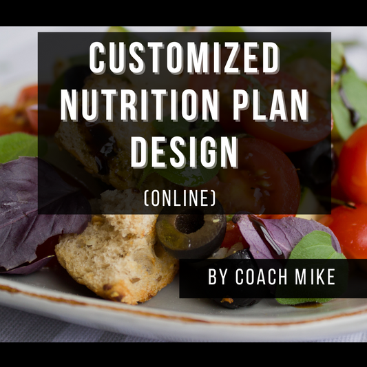 Online Custom Nutrition Plan Design