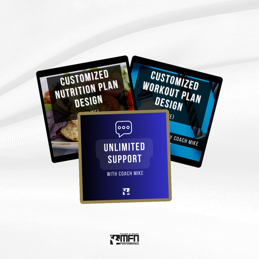 Custom Workout & Nutrition Plan Design + 1 Unlimited Support Bundle (30% off through 8/24/25)