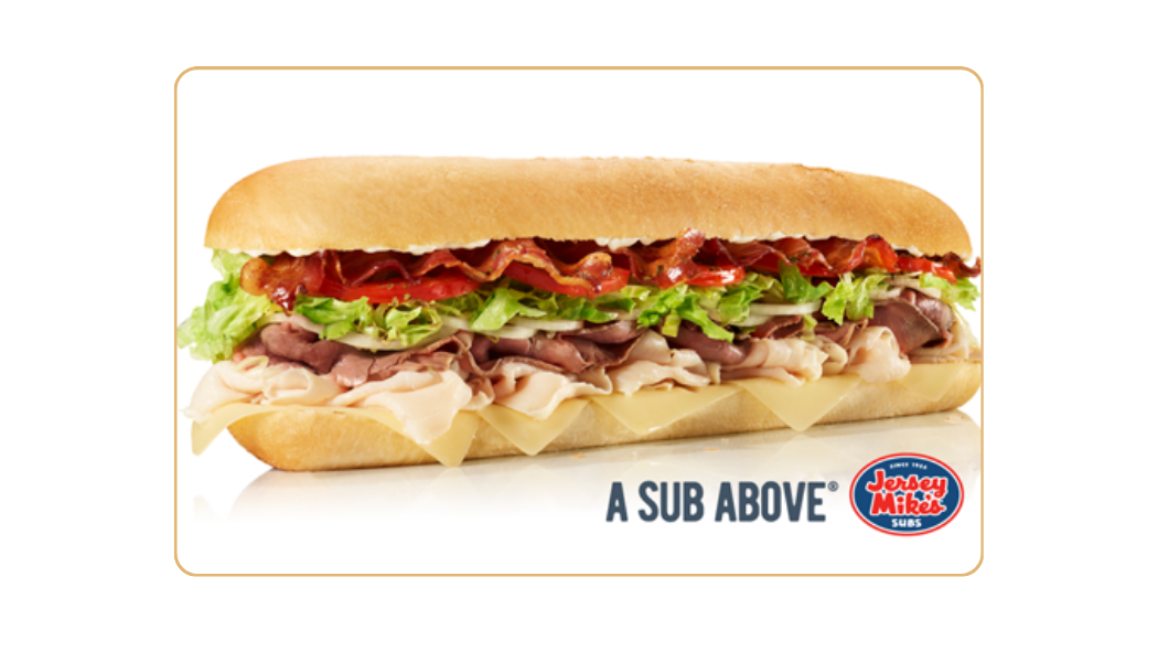 $50 Jersey Mikes eGift Card