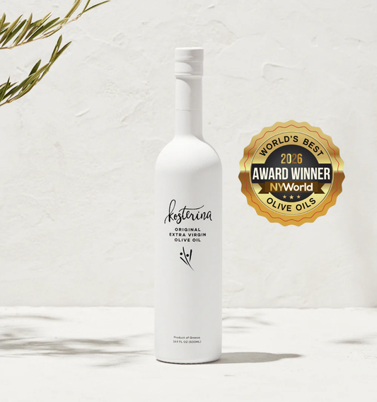 Kosterina Extra Virgin Olive Oil - 16.9 oz Glass Bottle (Early Harvest Single Origin)