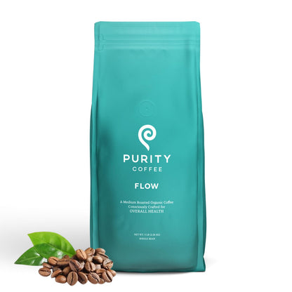 Purity Coffee FLOW Original Medium Roast Whole Bean (5lb Bag)