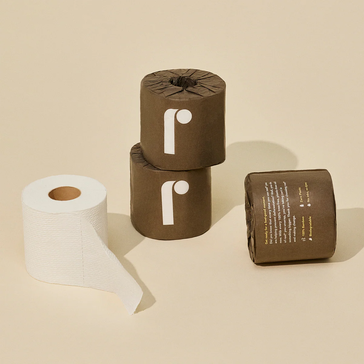 Reel Paper Clean Bamboo Toilet Paper - 6 Count