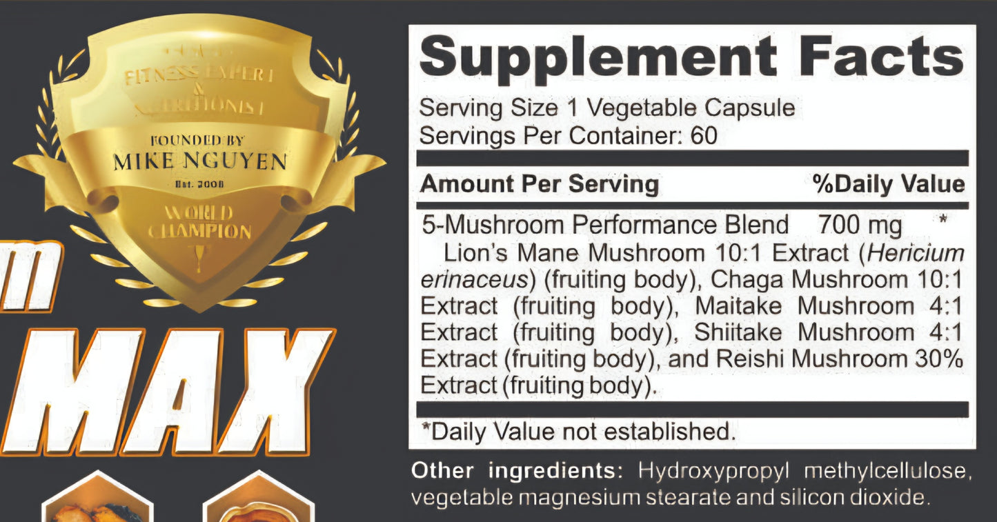 MFN Mushroom Focus MAX (Buy 1 get 1 FREE) *add 2 to cart for launch promo