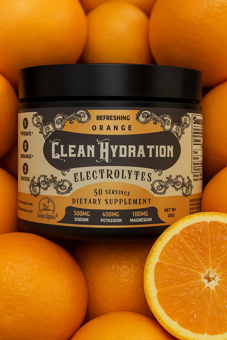 Roots & Leaves Clean Hydration Electrolytes - 50 servings (2 Flavors)