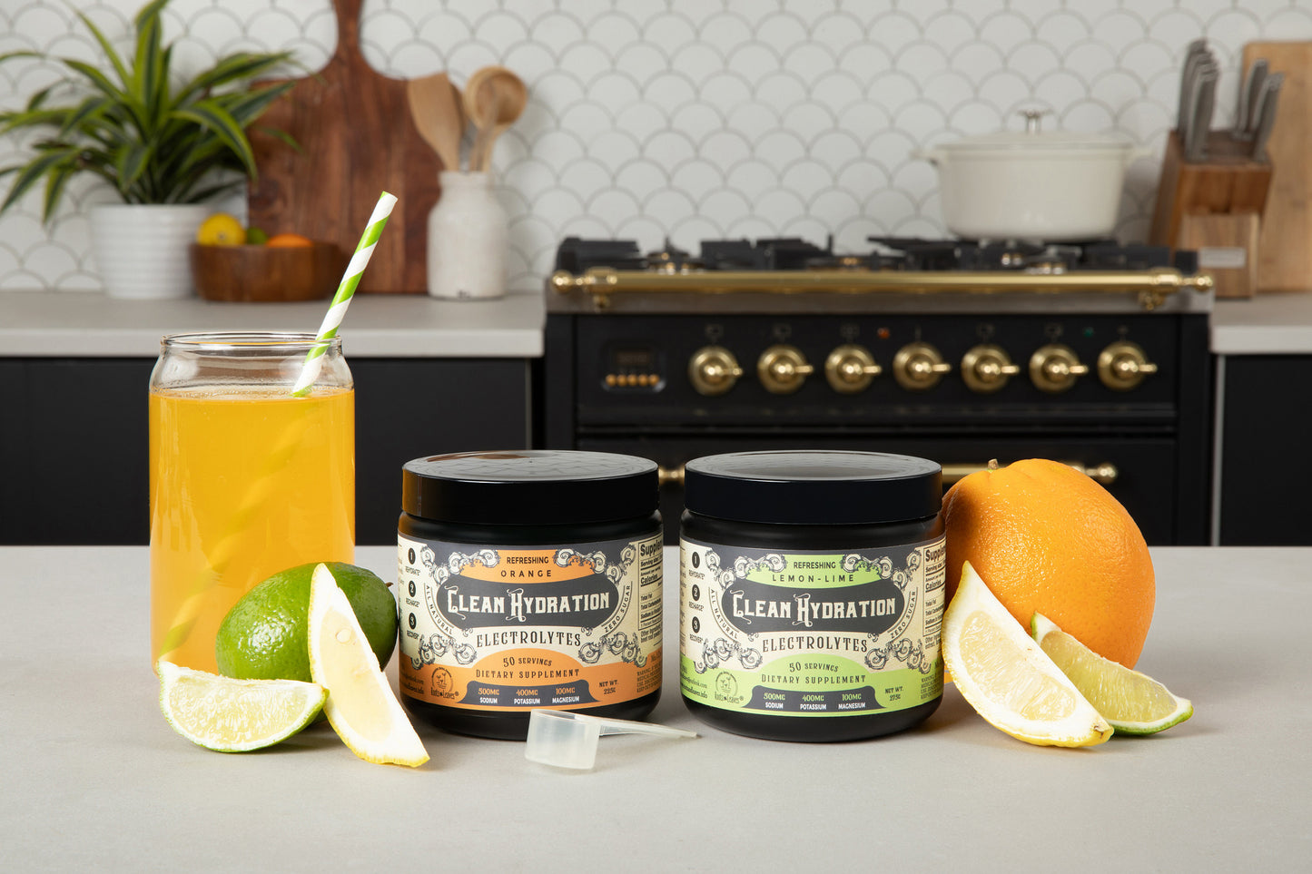 Roots & Leaves Clean Hydration Electrolytes - 50 servings (2 Flavors)