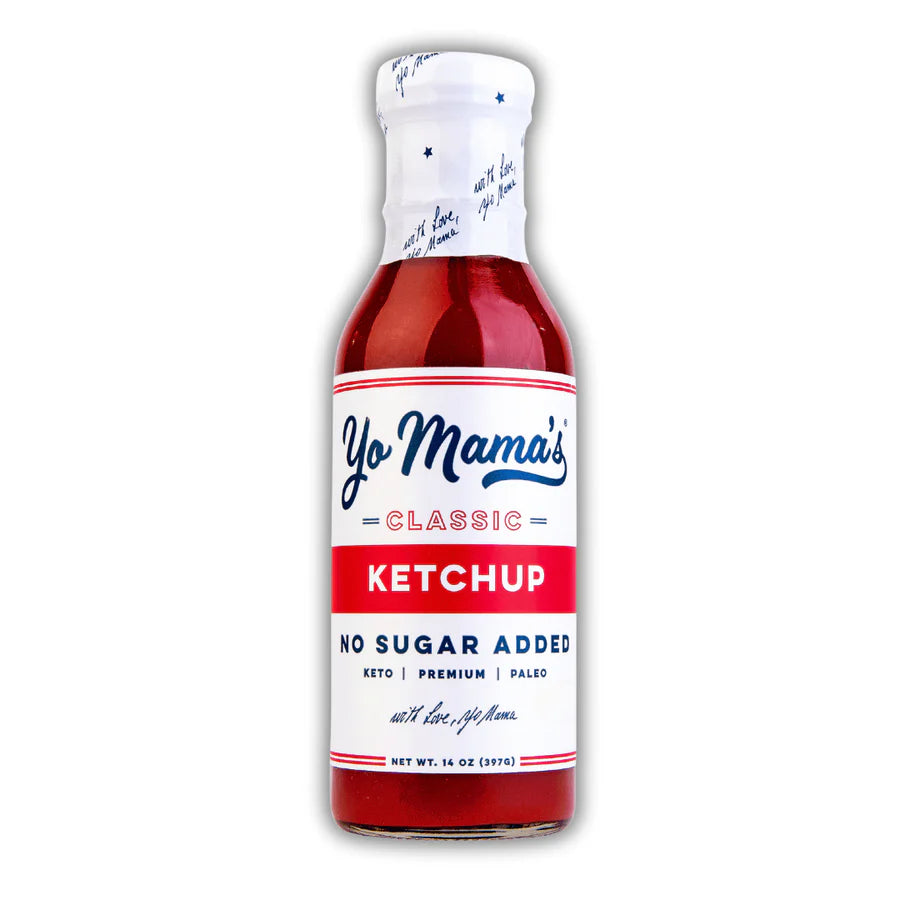 Yo Mamas Clean Ketchup (No High Fructose Corn Syrup) - 14 oz. Bottle