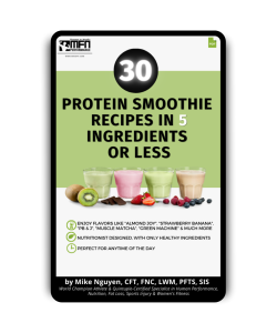 30 Protein Smoothie Recipes in 5 ingredients or less - eBook 